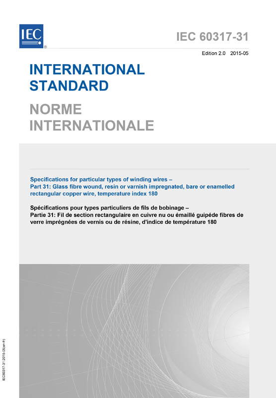 Cover IEC 60317-31:2015